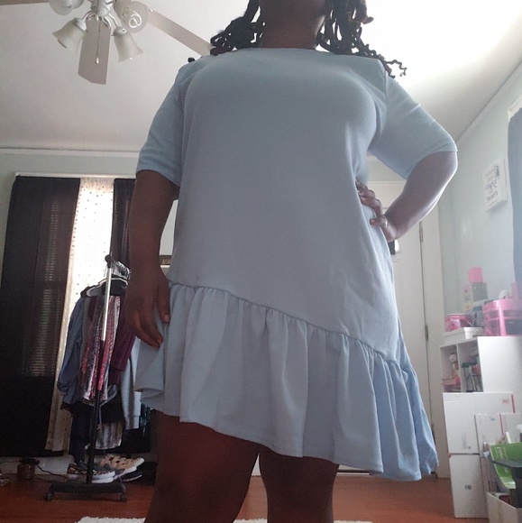 Asymmetrical Hem Midi Dress👗 - Picture 8 of 8